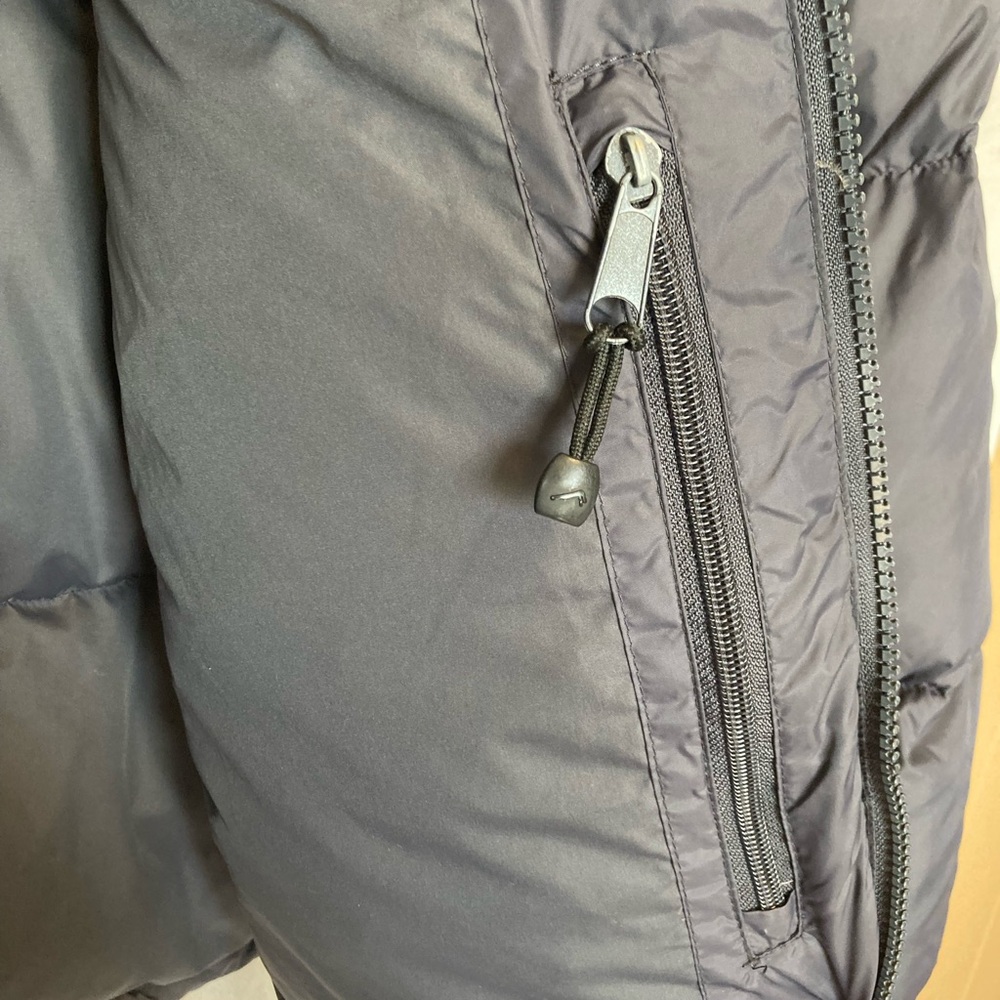 Polar Edge Mens Medium Grey  Puffer Down Feather Jacket With Pockets For Winter - Picture 4 of 5